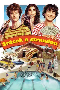 Srácok a strandon