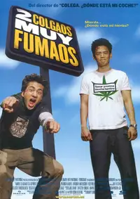 Dos colgaos muy fumaos
