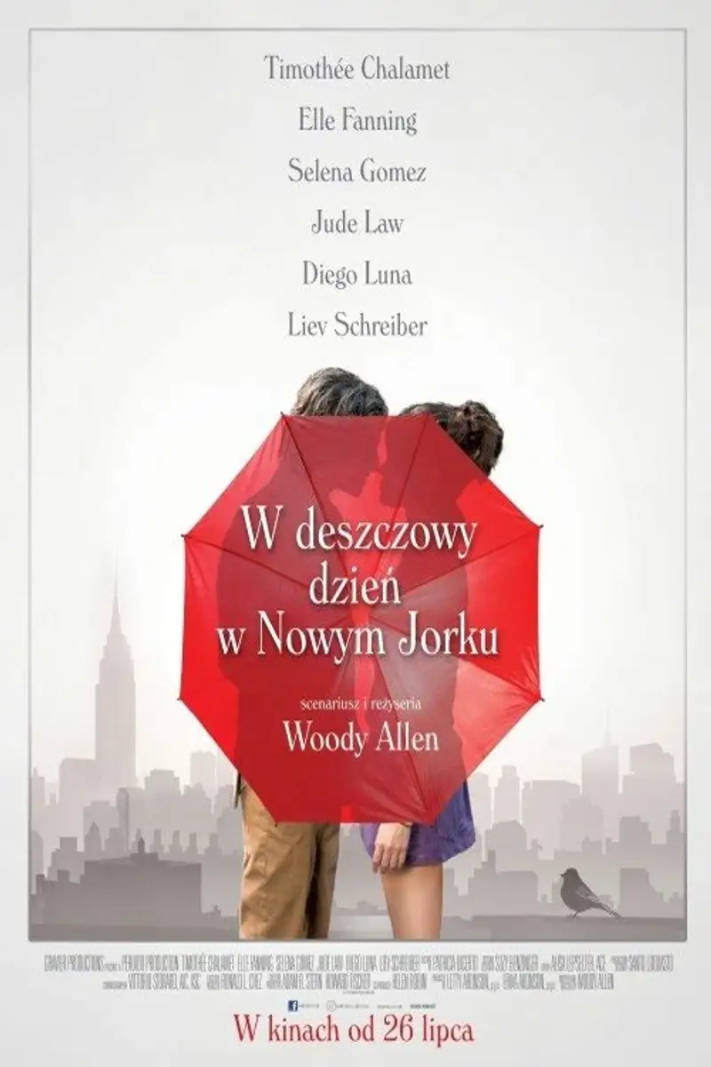 W deszczowy dzień w Nowym Jorku