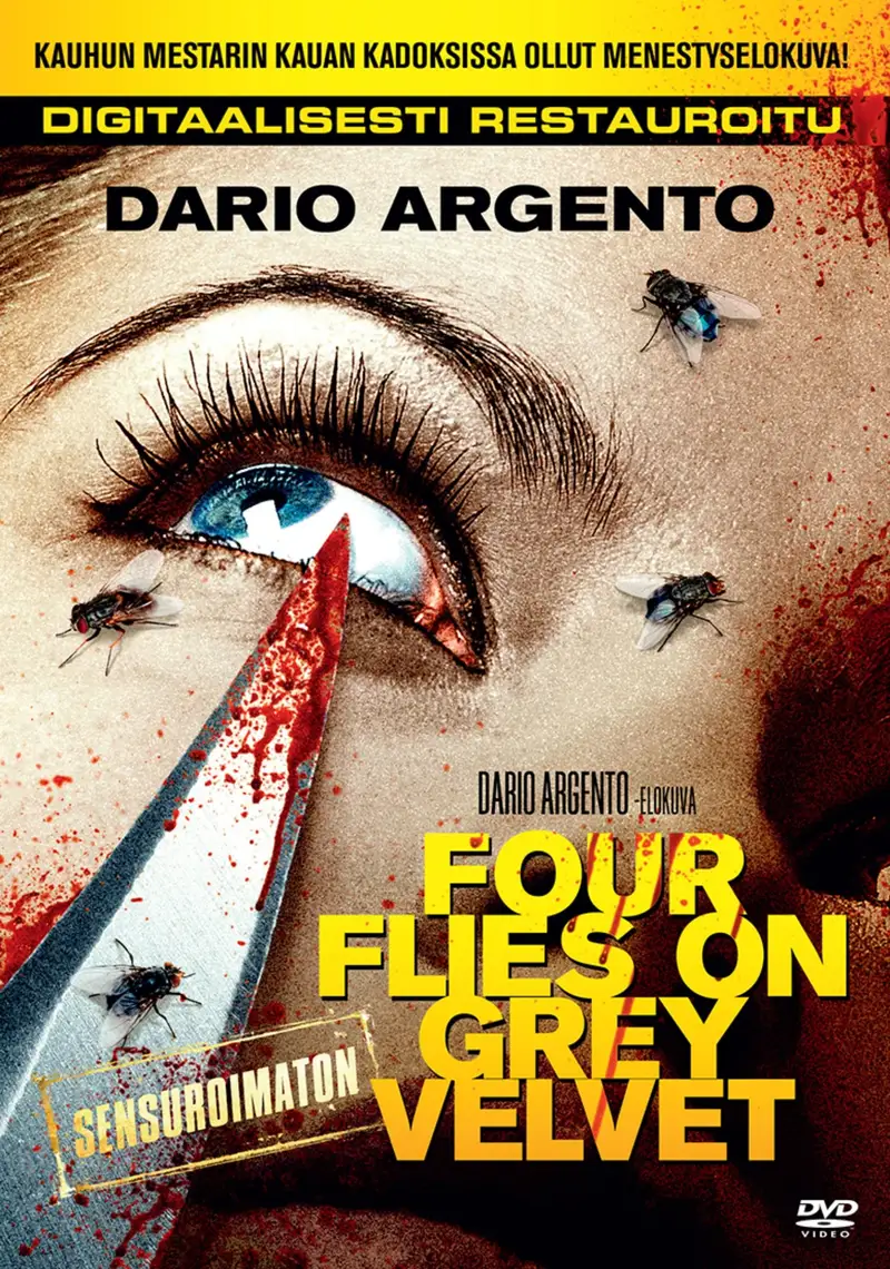 4 mosche di velluto grigio