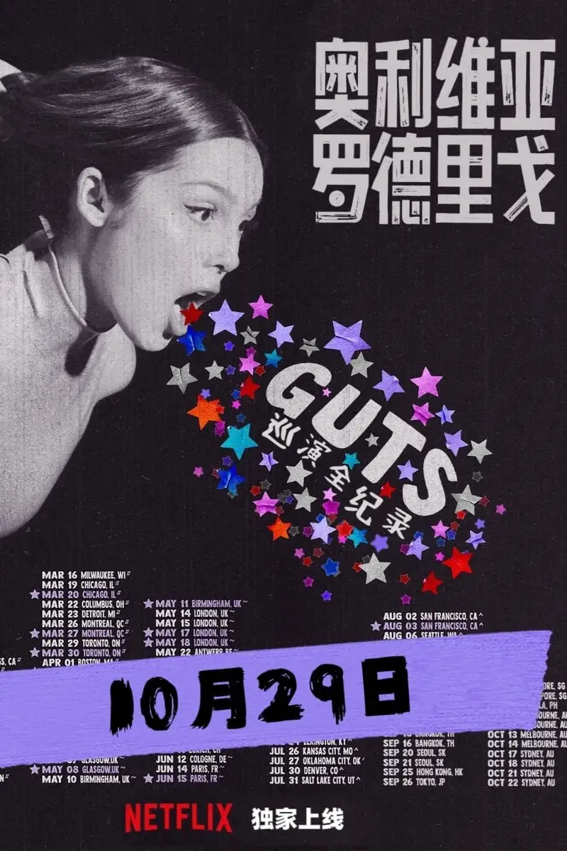 奥利维亚·罗德里戈:GUTS世界巡演全纪录